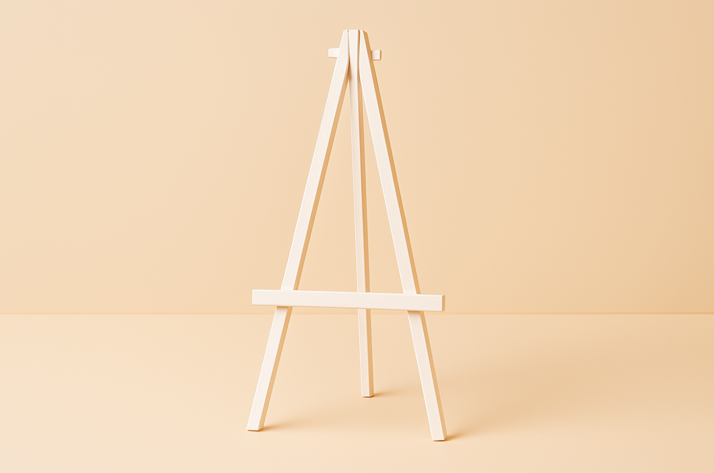 White Wood Easel